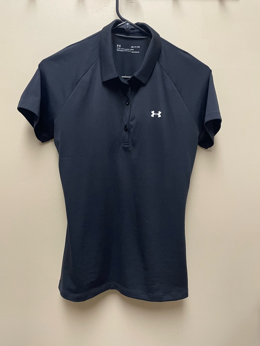 Under Armour Women’s Black Short-Sleeve Polo Shirt
